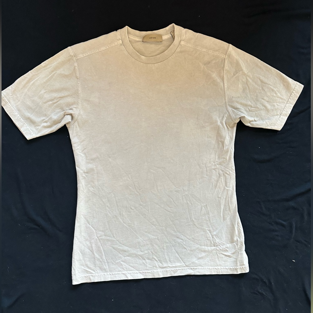 Burberry Uniform light taupe gray Short Sleeve Tee XXS